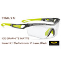 『凹凸眼鏡』義大利 Rudy Project TRALYX系列 ICE GRAPHITE MATTE /2 Laser Black變色鏡片運動鏡~六期零利率
