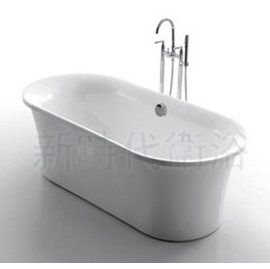 [新時代衛浴] 140/150cm獨立浴缸，薄邊款內缸大，非常舒適款JD318