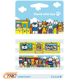 【TRC台灣鐵道故事館﹧最後5件】『貓咪旅遊組』✂拼貼樂紙膠帶２入組﹧台灣設計製造﹧台灣鐵道文創紀念商品﹧41625306