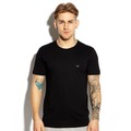 美國百分百【全新真品】Emporio Armani T恤 男 短袖 logo T-shirt EA 素面 黑色 M L號 F550
