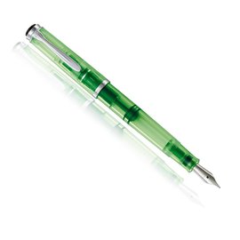 德國 百利金Pelikan M205 DUO螢光鋼筆Shiny green-BB尖 附一瓶螢光綠墨水