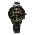 MANGO 完美步調呈現時尚優質腕錶-黑-MA6661L-88