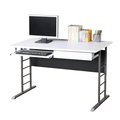 《Homelike》馬克120cm辦公桌-加厚桌面(附抽屜.鍵盤架) 工作桌 電腦桌 NB桌 書桌 OA