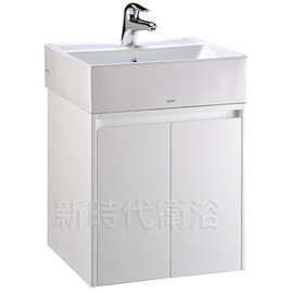 [ 新時代衛浴 ] TOTO-L710CGU臉盆搭配浴櫃，發泡板鋼琴烤漆浴櫃，高品質710A