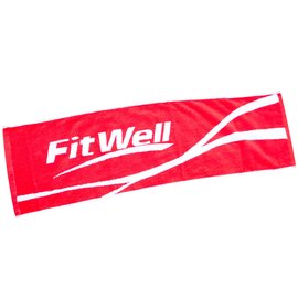 【Fitwell】加寬版雙色緹花運動毛巾