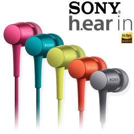 SONY h.ear 系列繽紛節奏入耳式耳機 MDR-EX750AP◆展示出清（紅色）