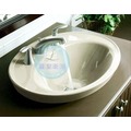 【衛浴先生】美國 KOHLER Serif 系列 三孔上崁檯面盆 K-2075X-8-0