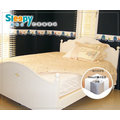 Sleepy防塵蹣寢具-過敏氣喘異位性皮膚炎專用(與3M防蟎同級)雙人防螨床套4件組(高10公分)/防蹣床包組