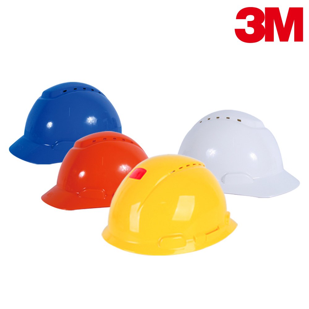 3M 工程帽 工地帽 安全帽 旋鈕透氣型 防護頭盔 工作帽 多色可選 配件插孔 通風工程帽 可搭配耳罩 面罩 H-700