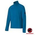 【瑞士 MAMMUT 長毛象】Aconcagua Pull 專業級 男超強抗磨快乾彈性保暖上衣(Polartec Power Stretch)中層刷毛衣/ 1040-01260-5611 藍