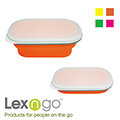 Lexngo可折疊快餐盒小 (黃/橘/綠/粉)