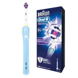 【德國百靈Oral-B】歐樂B全新升級3D電動牙刷 PRO500 ◤加贈牙線棒+牙膏◢