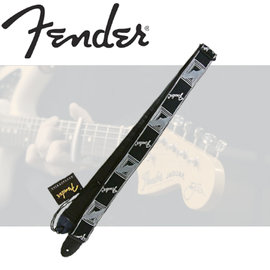 【非凡樂器】Fender 經典肩帶/背帶(灰黑) 0990681 經典改良款原廠公司貨(非一般仿品)