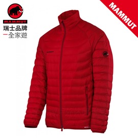 【全家遊戶外】㊣MAMMUT 瑞士 男 850+FILL 羽絨衣 Broad Peak Light IS Jacket S、M、L 紅 1010-18380-3225 防風外套/保暖外套