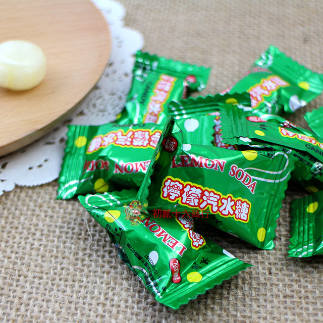 万成_柠檬汽水糖300g