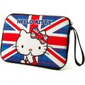 【Hello Kitty】SKN-536精典彈膠型筆電保護袋(KT-英倫風)-NOVA成功
