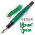 =小品雅集=德國 Pelikan 百利金 M600 vibrant green 翡翠綠 14K金 鋼筆