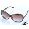 【視鼎Z-POLS】 施華洛世奇水鑽系列 獨特豹紋色 頂級時尚新款抗紫外線UV400 專櫃太陽眼鏡！加贈眼鏡盒