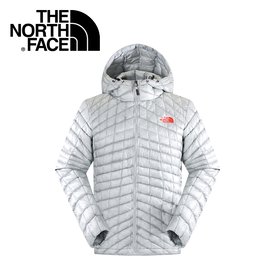 【The North Face 男 ThermoBall暖魔球 保暖兜帽外套 灰白/灰藍】暖魔球外套/ C938