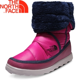 【The North Face 女 ThermoBall 暖魔球 保暖雪靴 亮光耀紫/宇宙藍】雪靴/A5S9