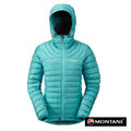 【Montane】女 輕量防潑水羽絨 連帽外套『孔雀藍』FFEDJ 冬季 保暖 舒適 溫暖 防風
