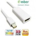【amber】Mini DisplayPort (mini DP)轉HDMI訊號轉換器/線材(MDP-01)-光華新天地