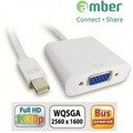 【amber】Mini DisplayPort (mini DP)轉VGA訊號轉換器/線材(MDP-02)-光華新天地