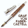 =小品雅集=德國 Graf von Faber-Castell 新加坡獨立50週年紀念版 限量 18K金 蛇木鋼筆