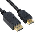 displayport轉HDMI / DP轉HDMI 公轉公 轉接線/傳輸線/轉換線 1.8米/1.5米 黑 [DMI-00001]