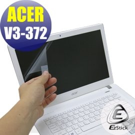 【Ezstick】ACER Aspire V13 V3-372 專用 靜電式筆電LCD液晶螢幕貼 (可選鏡面或霧面)