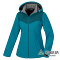 《歐都納 ATUNAS》女 Windstopper 防風保暖外套 『藍綠』 G1560W