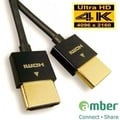 *【amber】1.8M HDMI 4K2K PS4超極細專用線螢幕線(JAA220)-光華新天地