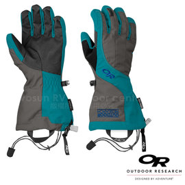 【Outdoor Research】女款 ARETE GLOVES 雙層防風防水透氣保暖手套/Gore-Tex.止滑.超細纖維刷毛.適重機車_藍 74933(243356)
