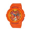 BABY-G CASIO 卡西歐雙時區旅行度假風亮橘色時尚女腕錶 型號：BGA-190-4B【神梭鐘錶】