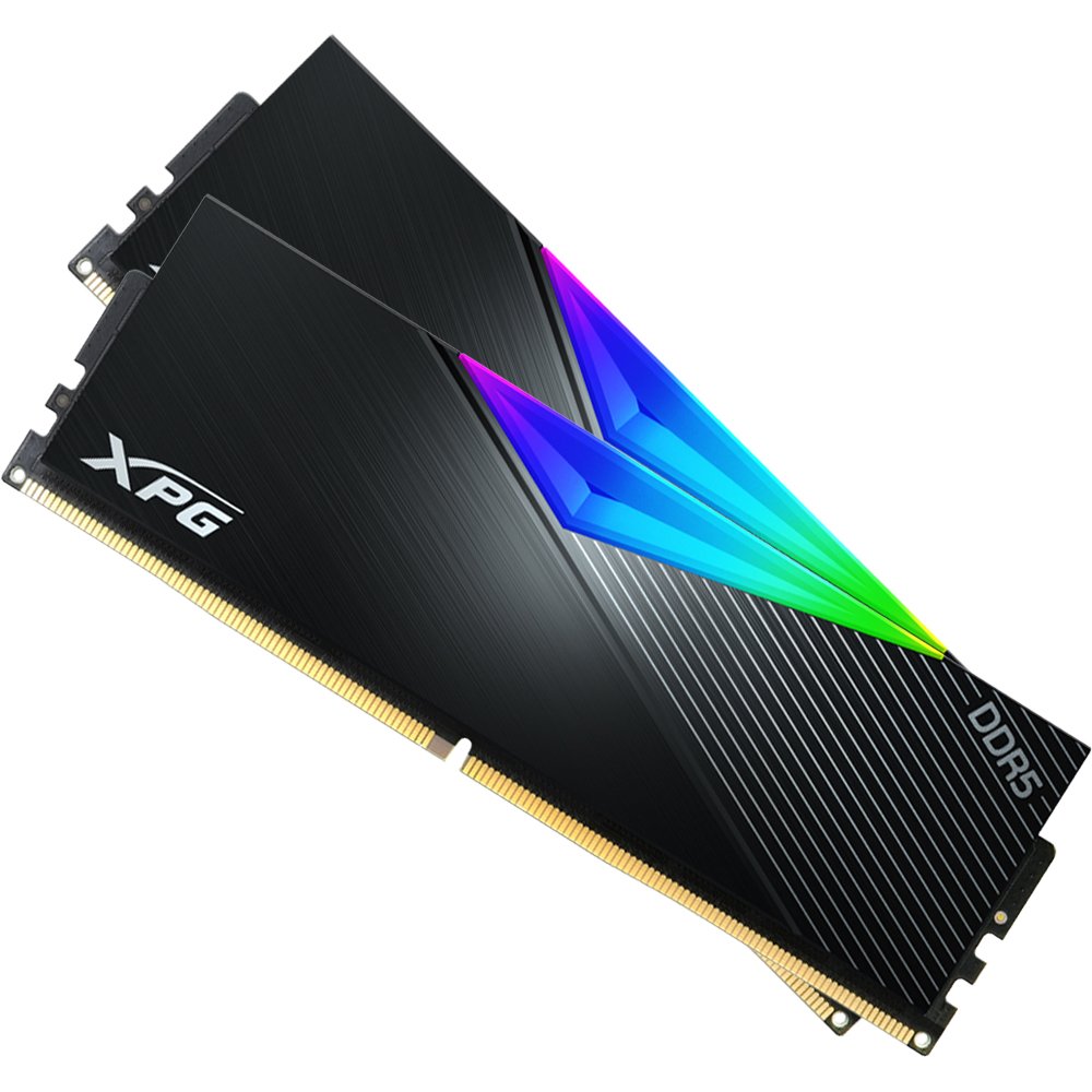 威剛 ADATA XPG Lancer RGB 黑 DDR5-6000 32GBx2=64GB AX5U6000C3032G-DCLARBK 桌上型 記憶體