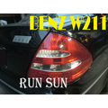 ●○RUN SUN 車燈,車材○● 全新 BENZ 賓士 03 04 05 06 奔馳 W211 E-CLASS 原廠型尾燈,一顆2000