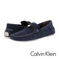 美國百分百【Calvin Klein】鞋子 CK 麂皮 深藍 休閒鞋 樂福鞋 Loafer 皮鞋 豆豆鞋 男鞋 US 9號 10.5號 11號 F790