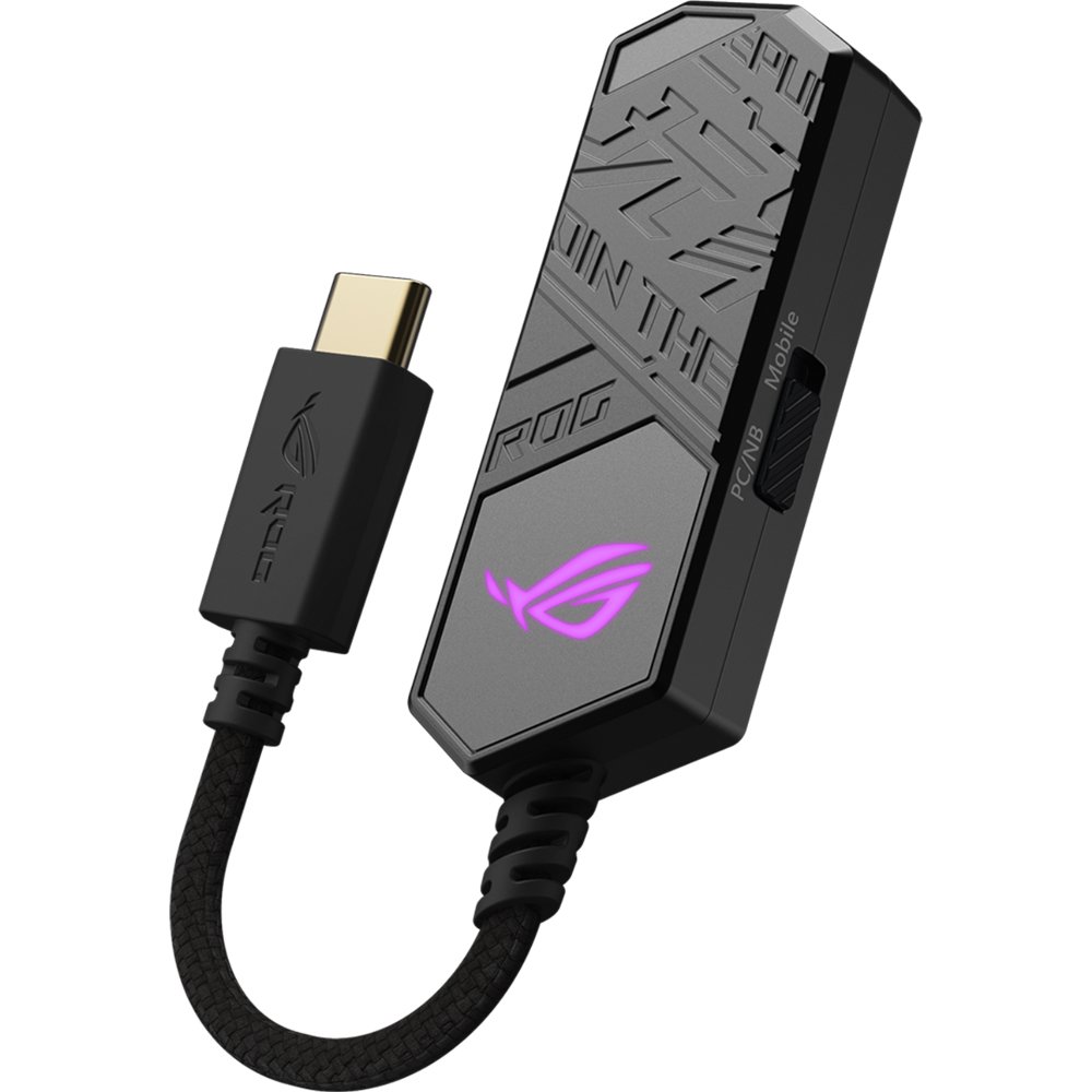ASUS 華碩 ROG Clavis 外接式 音效卡 USB-C 轉 3.5 mm DAC