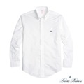 美國百分百【全新真品】Brooks Brothers 布克兄弟 牛津 襯衫 長袖 休閒 上衣 白色 S號 F772