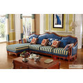 [紅蘋果傢俱] 1002-1 美式系列 古典 歐式 美式 真皮 L型沙發組 布藝 椅子 工廠直營
