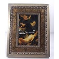 金框木紋仿古經典實木相框4.6吋 (牆掛/桌立兩用 ) FR036617-1 /文創商品