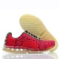【Dr. aiR】智慧彩虹3D氣墊運動鞋-桃紅花卷紋(HMR-025-5433)