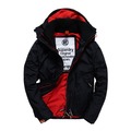 美國百分百【全新真品】Superdry 極度乾燥 風衣 連帽 外套 防風 夾克 刷毛 黑色 紅色 M L XL XXL號 F853