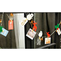 [韓風童品] 聖誕節造型可夾照片LED燈串 聖誕派對裝飾 雪花 聖誕老人 麋鹿 雪人 戶外露營帳篷裝飾 節慶佈置 電池盒