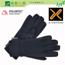 《綠野山房》Extremities 英國 POWER STRETCH® Glove PS 彈性保暖手套 機車 單車 登山 寒流 黑 21PS