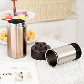 鍋寶 304不鏽鋼咖啡萃取杯真空保溫杯(MF0358)