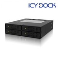 【ICY DOCK】ToughArmor 全金屬四層式 2.5吋SATA HDD&amp;SSD 轉 一5.25吋裝置空間 硬碟背板模組(MB994SP-4SB-1)-NOVA成功