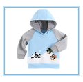 【媽咪 &amp; baby】 秋冬款 mom and bab 保暖刷毛熊貓&amp;企鵝長袖帽T 12m-6t