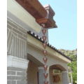 日本進口-純銅藝術落水鏈（E伊賀-長270cm）、水鍊、銅藝術落水鍊、藝術落水鍊、落水鍊、排水風鈴、水風鈴、落水風鈴