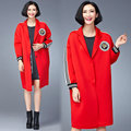【韓國KW】KMM571-6 歐美時尚太空棉寬鬆外套-紅